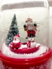 Navidad pequeños regalos papá noel muñeco de nieve caja de música con luz regalo amigo navidad ambiente decoración Specification image